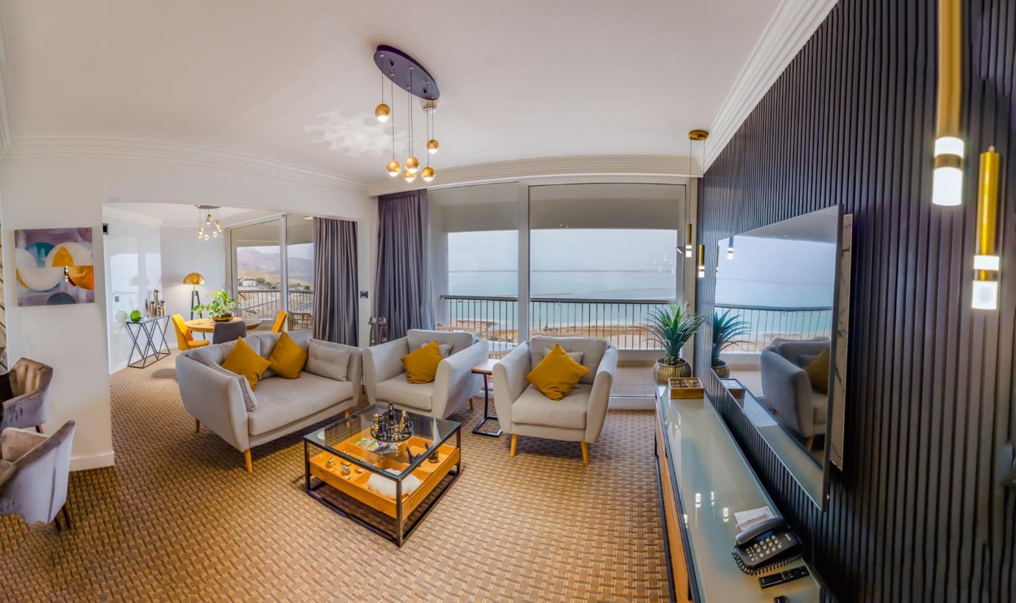 David Dead Sea Resort & Spa 에인 보켁 외부 사진 A living room in a hotel